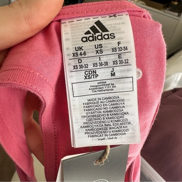 NWT Adidas Pink Racerback Tank - Picture 6 of 11